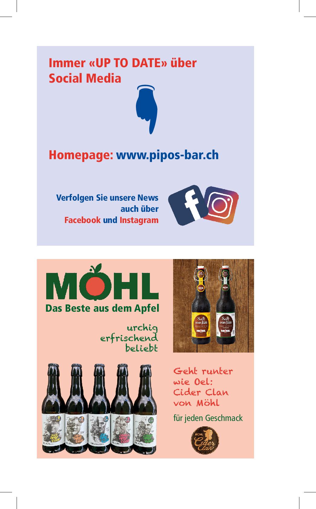 Speisekarte pipo's BAR  in Berlingen, Seite 11