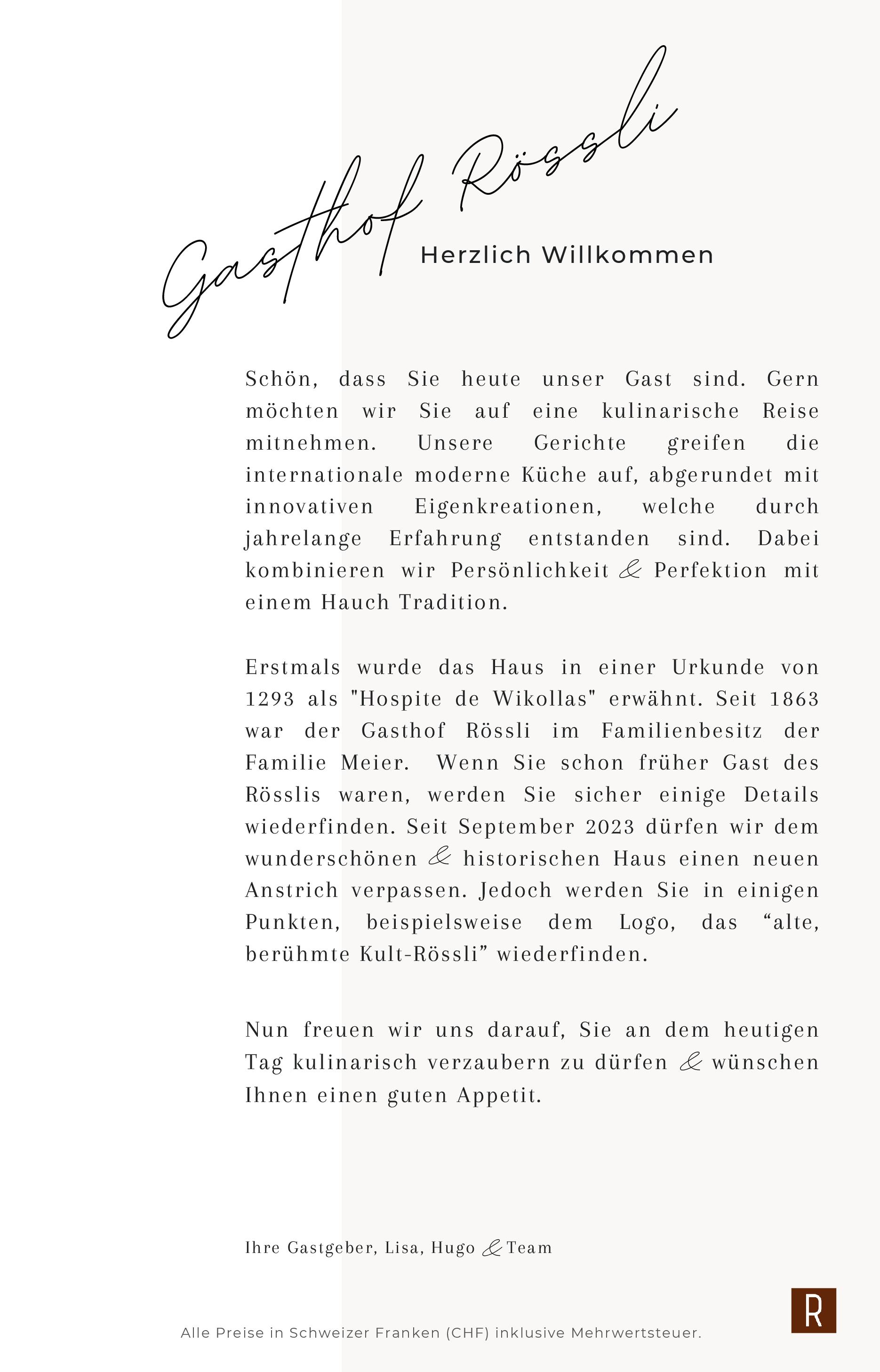 Speisekarte Rössli in Würenlos, Seite 8
