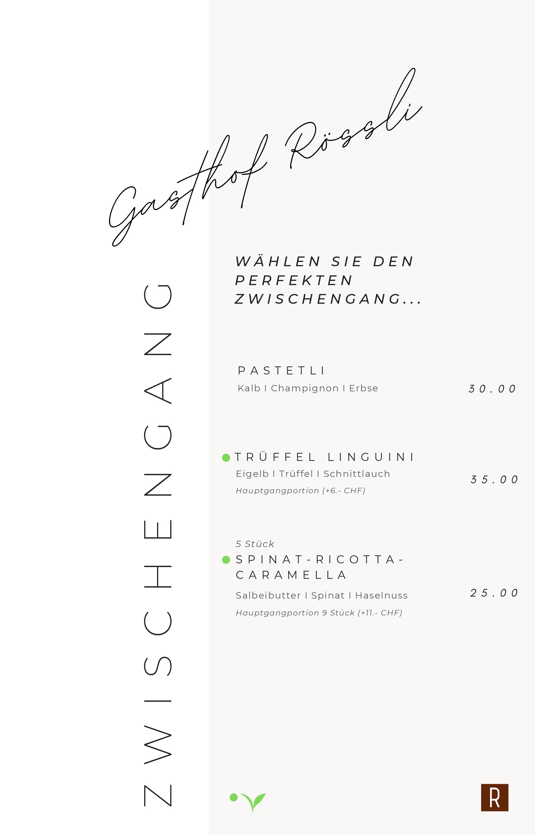 Speisekarte Rössli in Würenlos, Seite 6