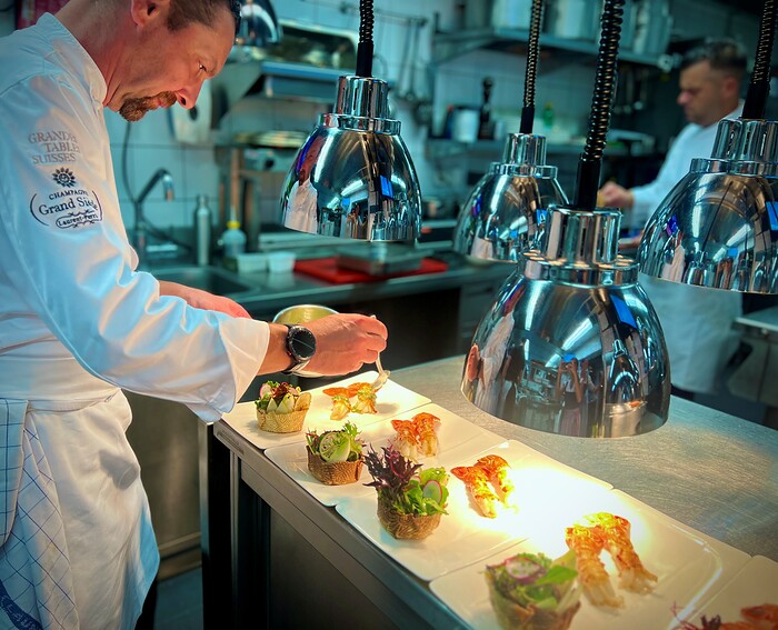 Restaurant La Bagatelle Le Grand Chalet in Gstaad